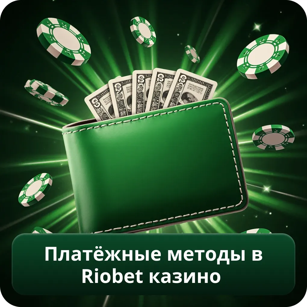 Платёжные методы в Riobet казино